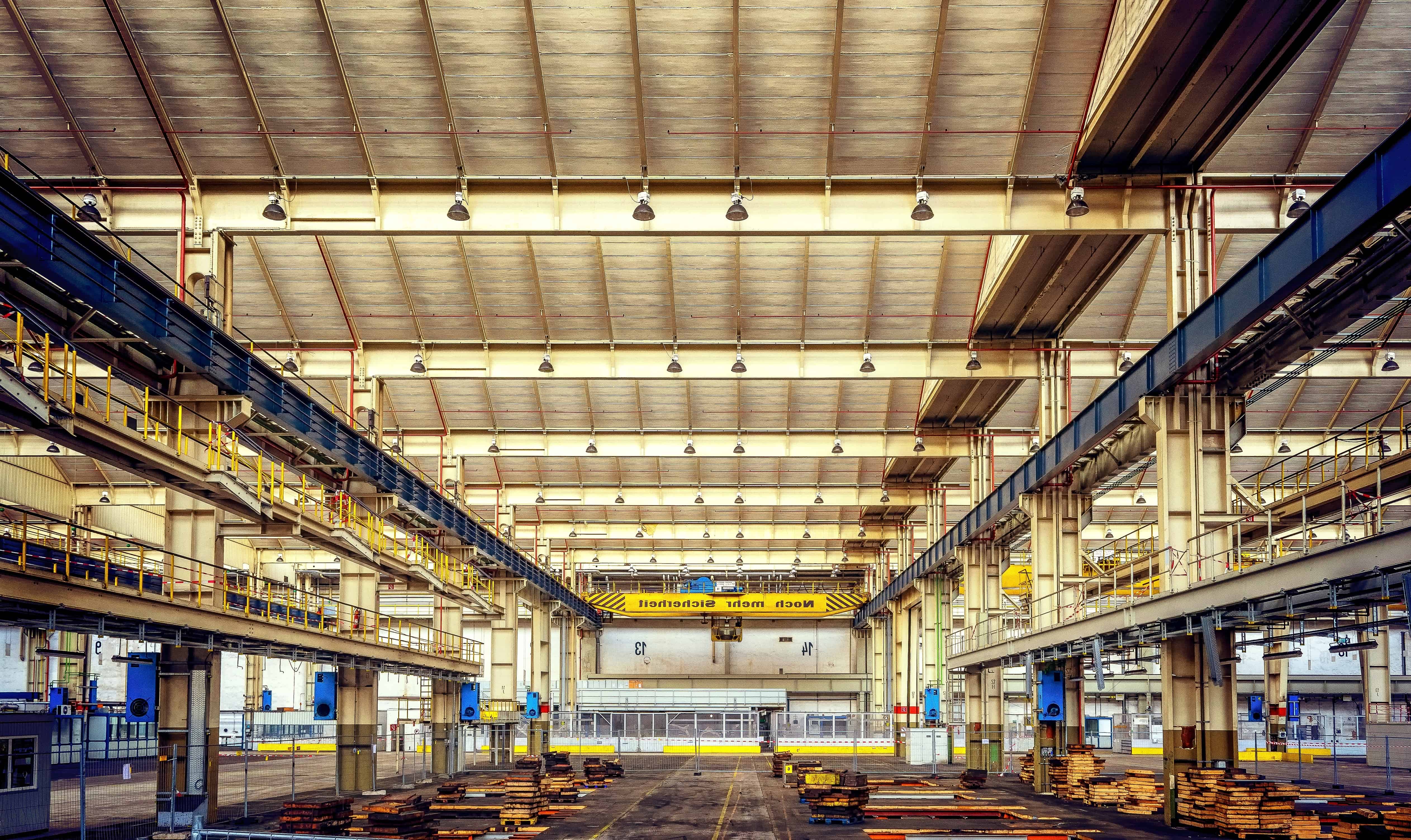 Kostenlose Bild: Stahl, Industrie, Lager, Architektur, Halle, Metall