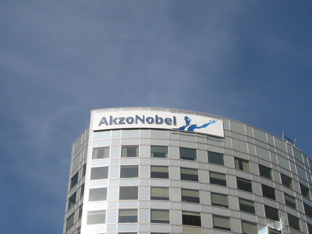 AkzoNobel headquarters logo | Logo on the headquarters of ch… | Flickr AkzoNobel headquarters logo | Logo on the headquarters of ch… | Flickr