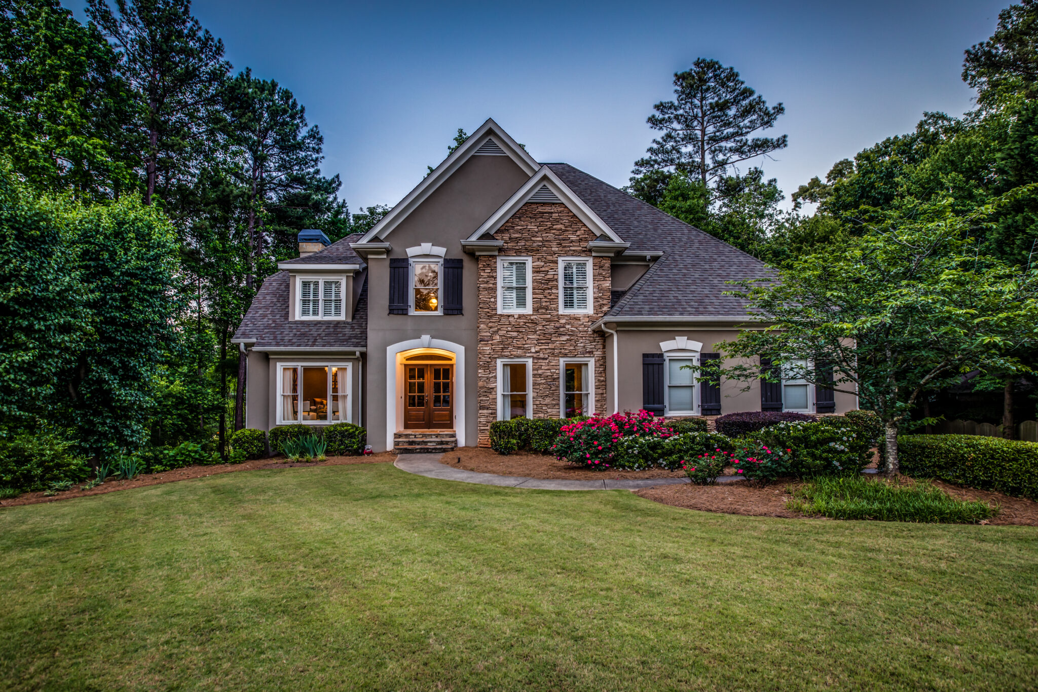 Residential Real-Estate Exterior Architecture Photo at Twilight - Adam ... Residential Real-Estate Exterior Architecture Photo at Twilight - Adam ...