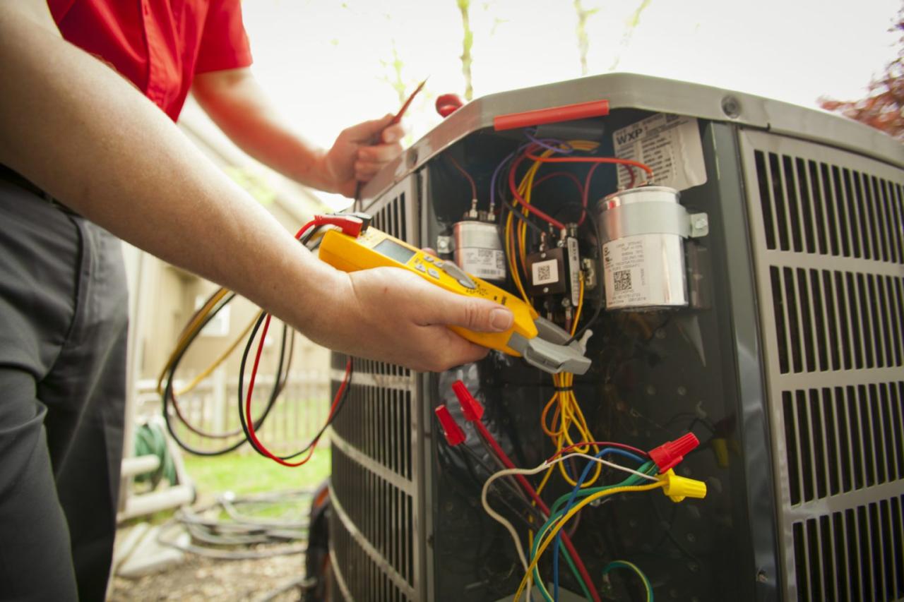 Heating & air conditioning service